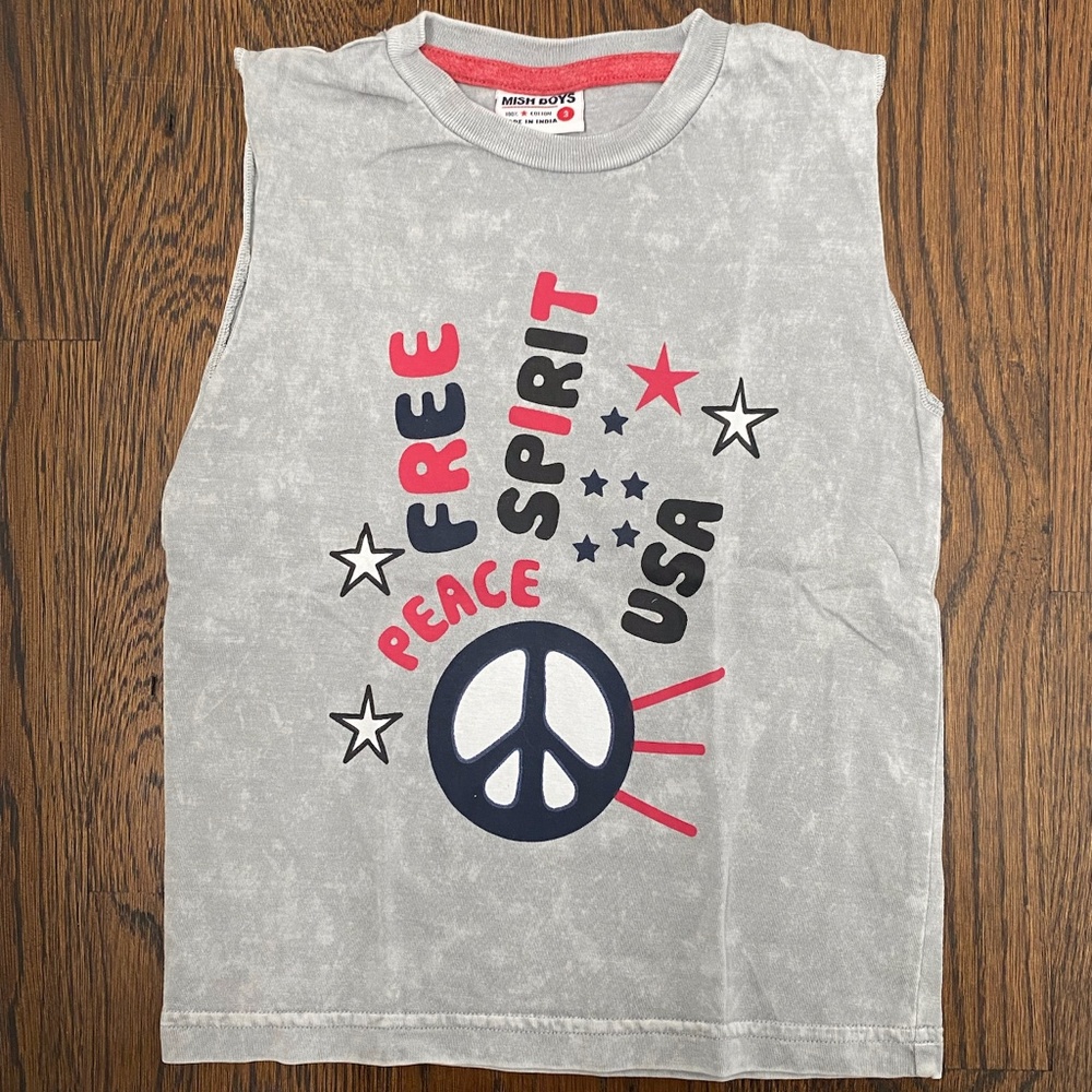 Mish Boys Muscle Shirt size 3